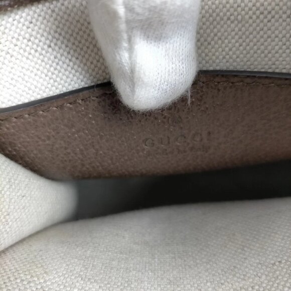 Gucci Hand Bag Brown Leather and Canvas 1194-040725 - Picture 13 of 13